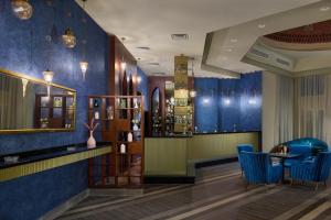 Area lobi atau resepsionis di Lazuli Hotel, Marsa Alam