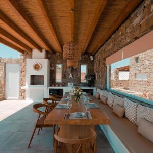 Posedenie v ubytovaní Blue Orchid Villa Mykonos