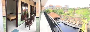Balkón nebo terasa v ubytování Leo Home Stay