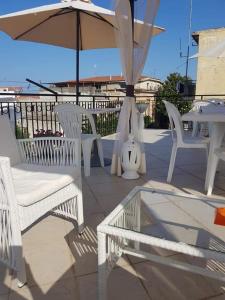 Balkón nebo terasa v ubytování B&B Dimora del centro