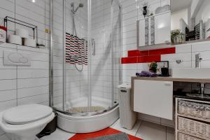 Ett badrum på Apartment Mucrum