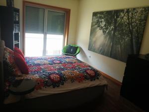 Un pat sau paturi într-o cameră la Barranha Beach House