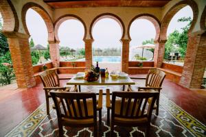 Ein Sitzbereich in der Unterkunft Casa Rural San Antonio