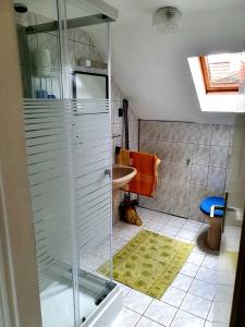 Koupelna v ubytování Szekrény Apartman + 37 fotografií