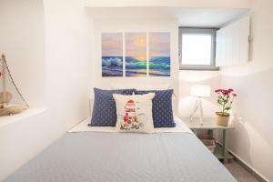 Postel nebo postele na pokoji v ubytování Sole Blu Mykonos Town Apartment Two