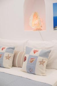 Postel nebo postele na pokoji v ubytování Sole Blu Mykonos Town Apartment Two