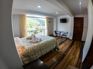 Hotel Los Laureles客房内的一张或多张床位