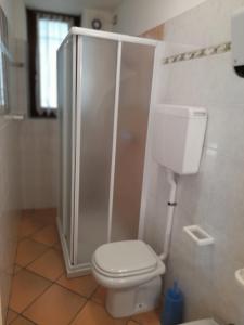 A bathroom at Accogliente struttura nel cuore della Valmalenco