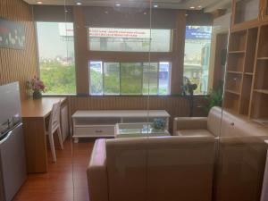 Kuchyň nebo kuchyňský kout v ubytování Binh An Hotel