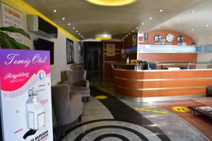 Certifikát, hodnocení, plakát nebo jiný dokument vystavený v ubytování Temiz Hotel