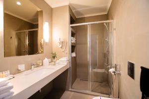 Koupelna v ubytování Bon Hotel
