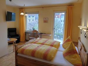 TV a/nebo společenská místnost v ubytování Hotel Altstadtwiege