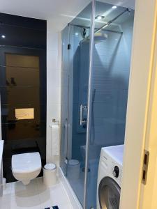 Kúpeľňa v ubytovaní Apartament Witomino Rolnicza