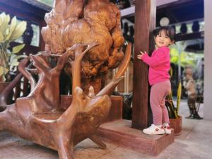 入住班泰普古色古香民宿的客人