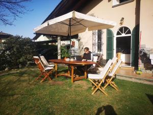 Zahrada ubytování Al Chiar di Luna B&B Valtellina