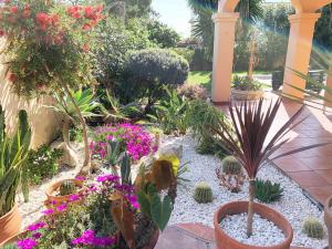 Zahrada ubytování Beach Villa Costanera in Marbella