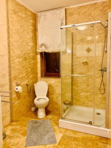 Kúpeľňa v ubytovaní Hella Apartament Mamaia-Nord