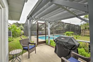 a pergola with a swimming pool in a house at St Augustine Home with Private Pool 4 Mi to Beach! in Saint Augustine