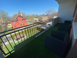 Balkon lub taras w obiekcie Black Brothers Wellness Apartments