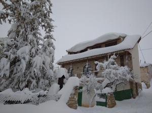 Casa Rural Chulilla v zimě