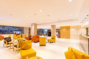 Posezení v ubytování Hotel Da Flamingo