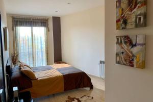 Postel nebo postele na pokoji v ubytování Apartamento Miramar . Amplitud y Comodidad