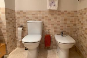 Koupelna v ubytování Apartamento Miramar . Amplitud y Comodidad
