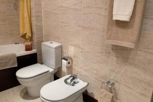 Koupelna v ubytování Apartamento Miramar . Amplitud y Comodidad