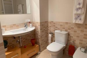 Koupelna v ubytování Apartamento Miramar . Amplitud y Comodidad