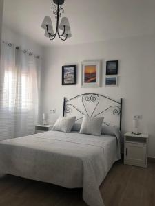 Posteľ alebo postele v izbe v ubytovaní Apartamento vacacional en el centro de Tarifa