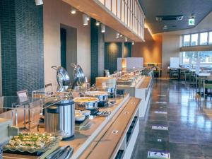 ห้องอาหารหรือที่รับประทานอาหารของ Yukai Resort Premium Shirahama Gyoen