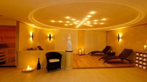 Istumisnurk majutusasutuses Garni Hotel Am Meilenstein