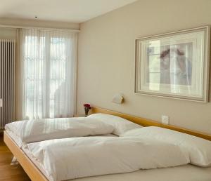 Voodi või voodid majutusasutuse Hotel Rössli toas