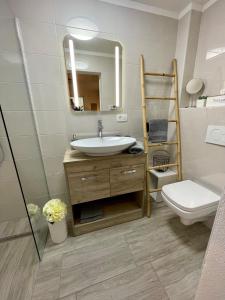 Koupelna v ubytování Apartments Hana Bled