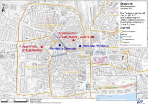 una mappa della città di Melbourne con i suoi punti di riferimento di URBAN STAY Hamburg - Apartments "BACKBORD" & "STEUERBORD" ad Amburgo