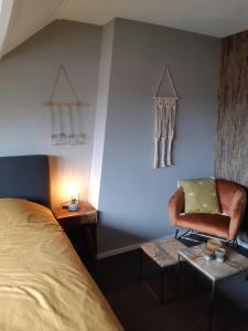 Postel nebo postele na pokoji v ubytování Bed and Breakfast Kik en Bun