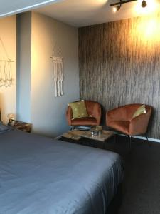 Postel nebo postele na pokoji v ubytování Bed and Breakfast Kik en Bun