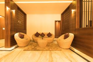 Istumisnurk majutusasutuses Trivers Resort Munnar