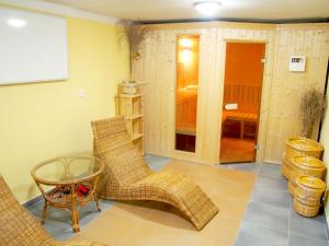 Posezení v ubytování Apartmány u Pilota
