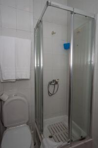 Koupelna v ubytování Hotel Leiriense