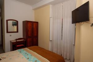 TV a/nebo společenská místnost v ubytování Hotel Leiriense