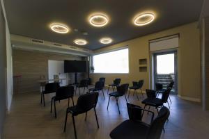 A television and/or entertainment centre at La Perla