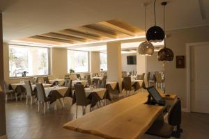 A seating area at La Perla