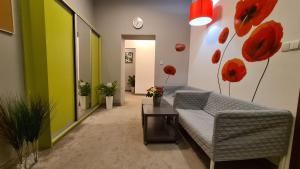 Posezení v ubytování Hostel Moderna Rest