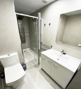 Kúpeľňa v ubytovaní Apartamento San Félix, Playa La Caleta