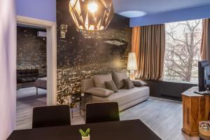 Area soggiorno di Green Town Apartments
