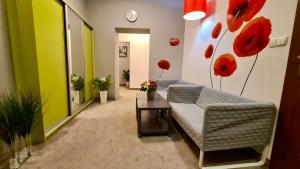 Posezení v ubytování Hostel Moderna Rest