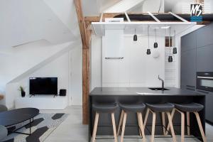 Kuchyňa alebo kuchynka v ubytovaní MS Apartments Top Center VII