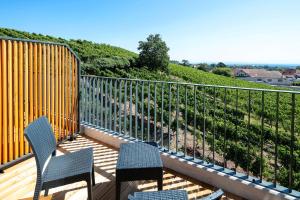 En balkon eller terrasse på Best Western Hotel & SPA Le Schoenenbourg