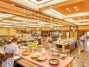 Restoranas ar kita vieta pavalgyti apgyvendinimo įstaigoje Yukai Resort Premium NEW MARUYA Hotel